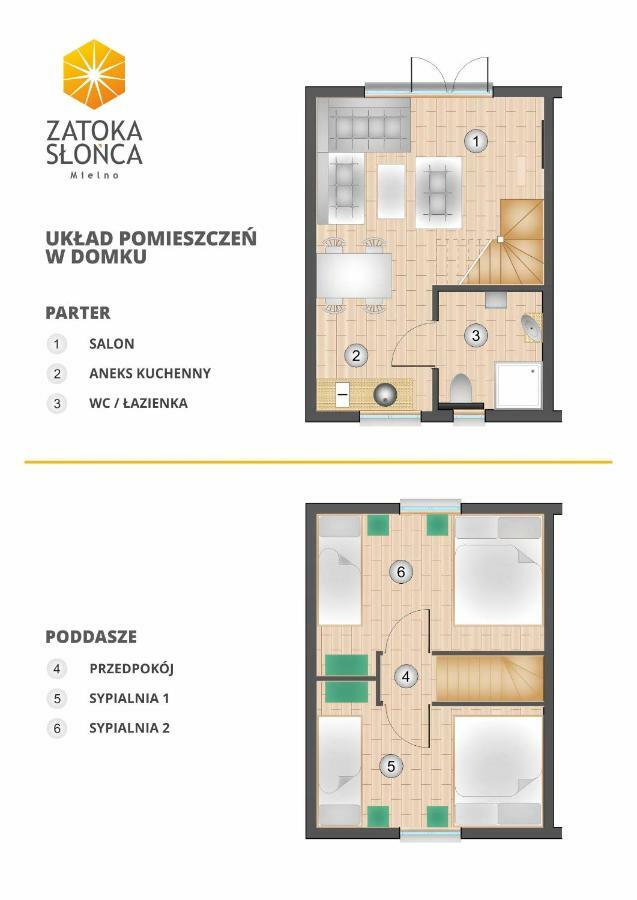 Zatoka Slonca - Domki Z Basenem, Wifi I Parking W Cenie! Mielno  Extérieur photo